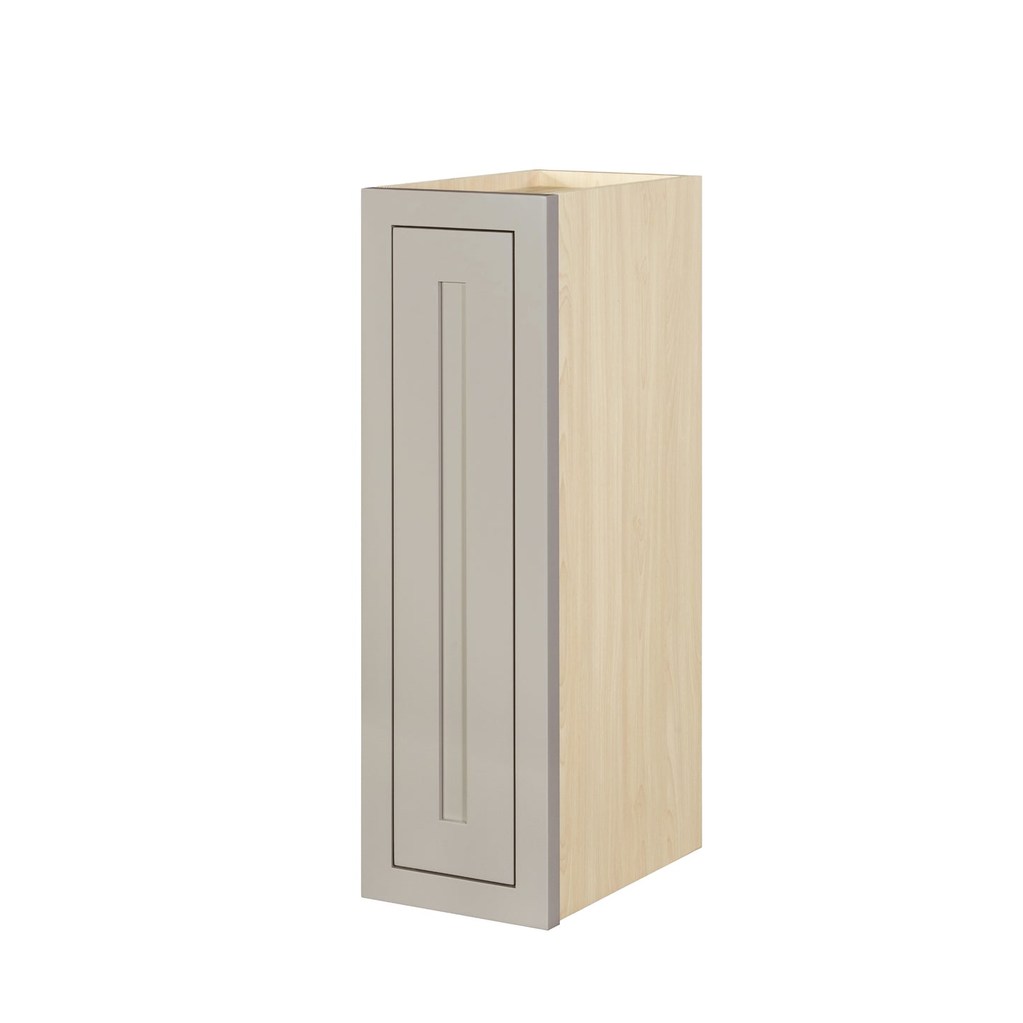 30" Tall Tuscan Gray Inset Shaker Wall Cabinet - Single Door 9", 12", 15", 18" & 21"
