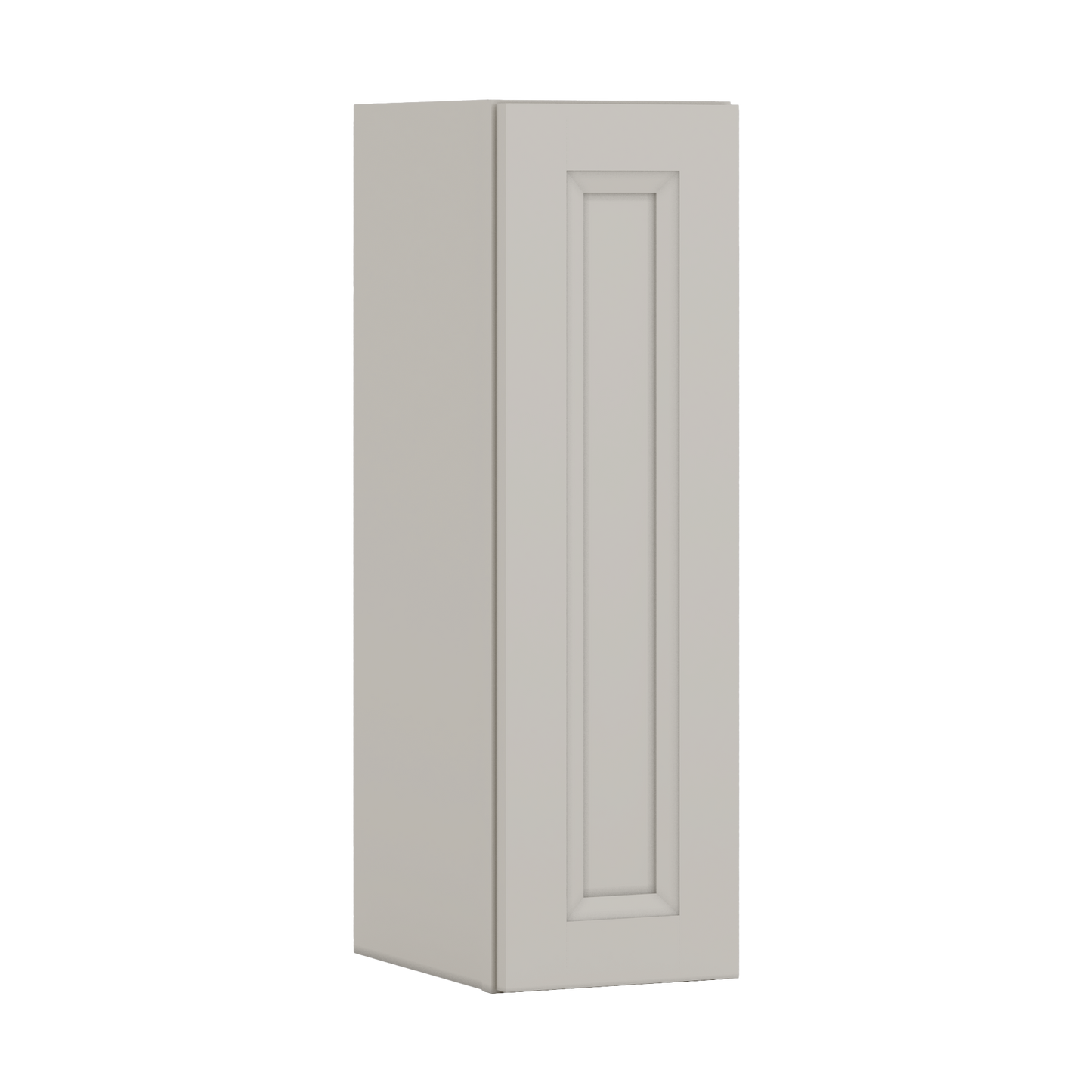 30" Tall 27LGDS Laguna Gray Double Shaker Wall Cabinet - Single Door 9", 12", 15", 18", 21" WIde