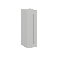 30" Tall | 09", 12", 15", 18", and 21" Width | Wall Cabinet with Single Doors | RTA Unassembled | Premium White Full Overlay