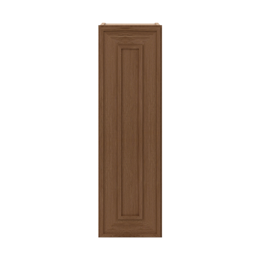 Ivory elegant craftsman shaker single-door wall 9"–30" rta kitchen cabinet – angle view