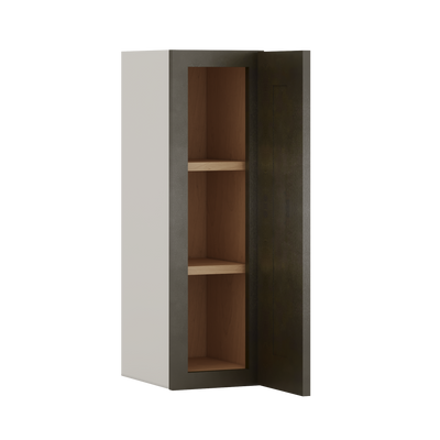 30" Tall Huntington Cinder Double Shaker Wall Cabinet - Single Door 9", 12", 15", 18", 21" WIde