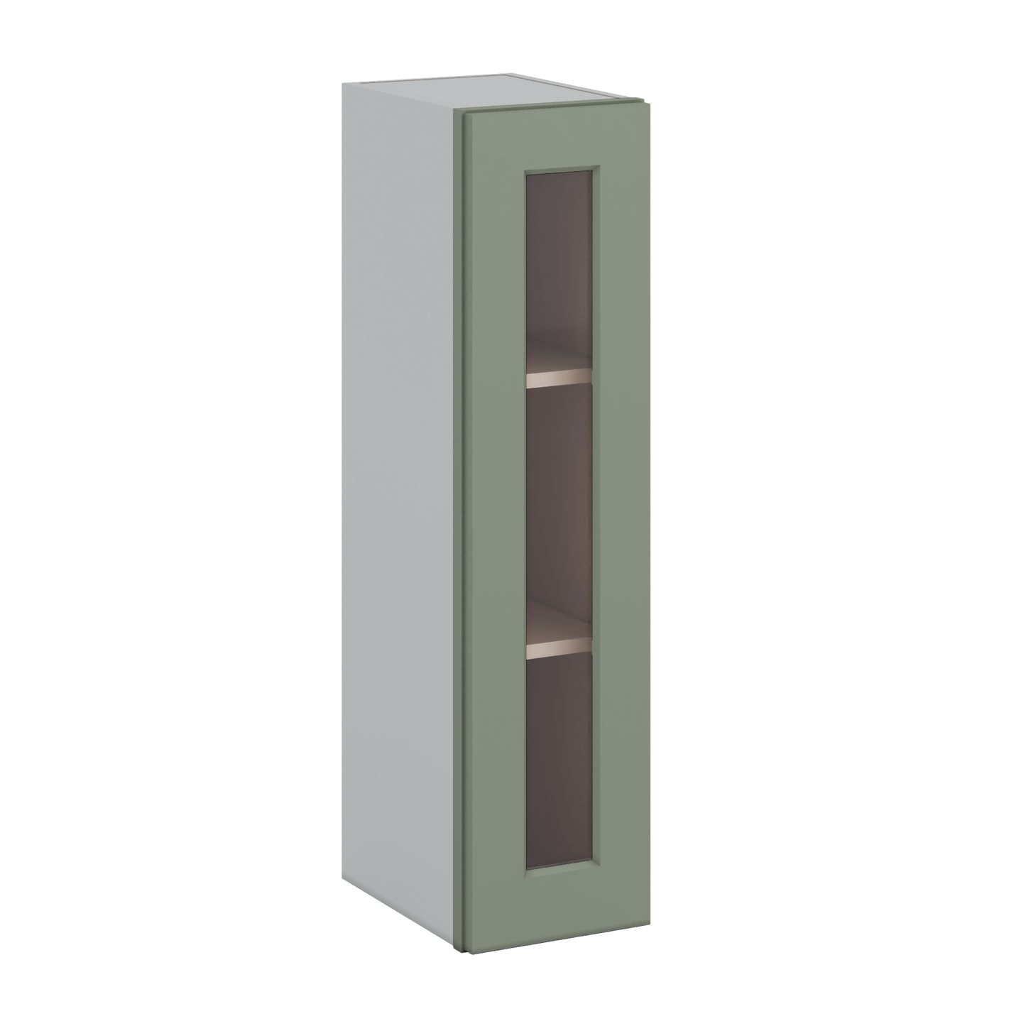 Wall Cabinet Kitchen RTA Shaker 09 12 15 18 21 Glass Ready 36 tall
