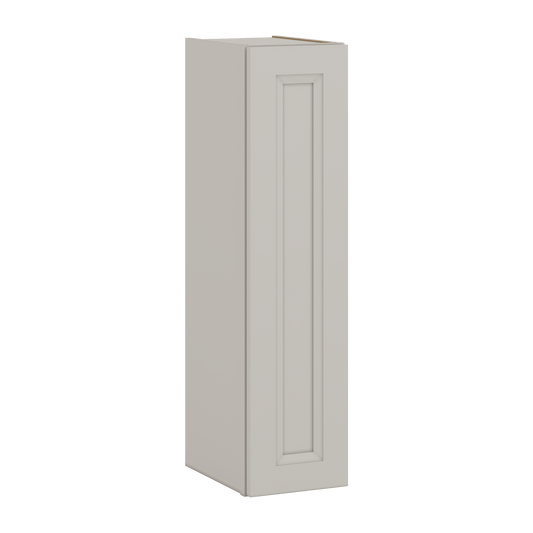 36" Tall 27LGDS Laguna Gray Double Shaker Wall Cabinet - Single Door 9", 12", 15", 18", 21"