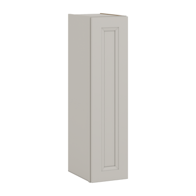 36" Tall 27LGDS Laguna Gray Double Shaker Wall Cabinet - Single Door 9", 12", 15", 18", 21"