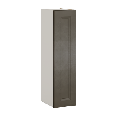 36" Tall Huntington Cinder Double Shaker Wall Cabinet - Single Door 9", 12", 15", 18", 21"