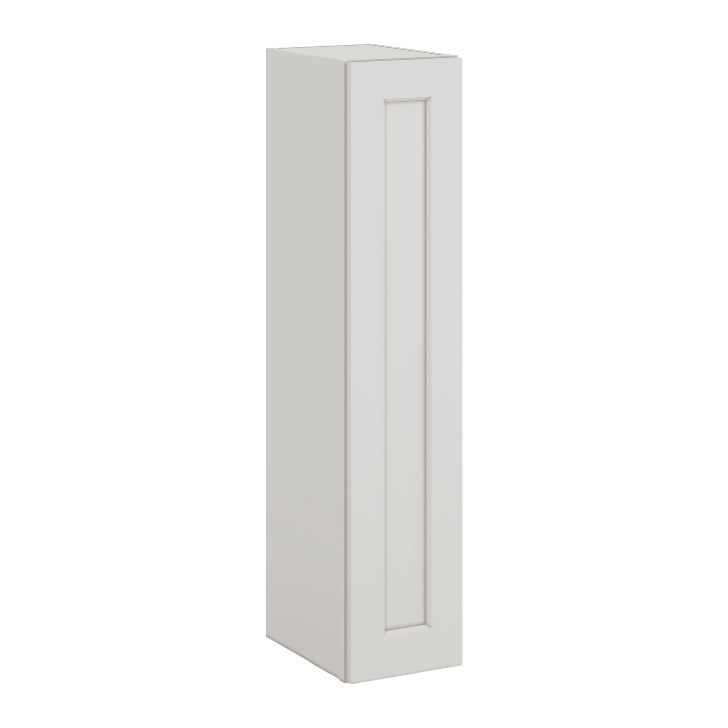 40" Tall 2WS White Shaker 1-1/4" Overlay Wall Cabinet - Single Door 9", 12", 15", 18", 21"