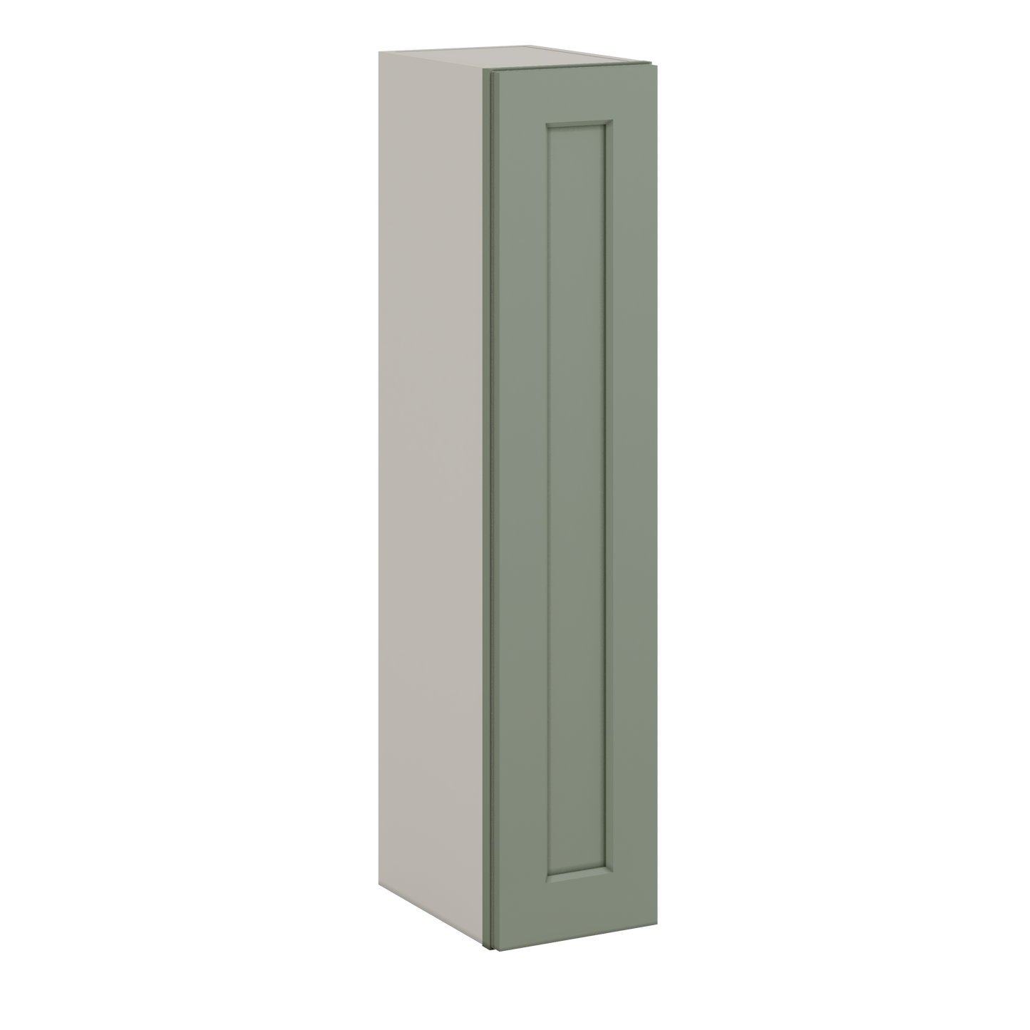 Sage Green Wall RTA Kitchen Cabinetry 12" Wide 42" Tall