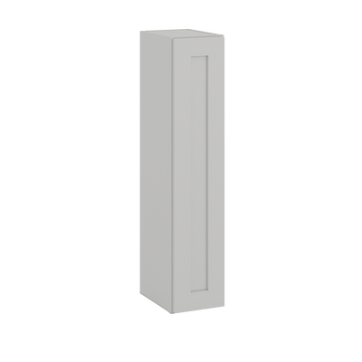 42" Tall | 09", 12", 15", 18", and 21" Width | Wall Cabinet with Single Doors | RTA Unassembled | Premium White Full Overlay