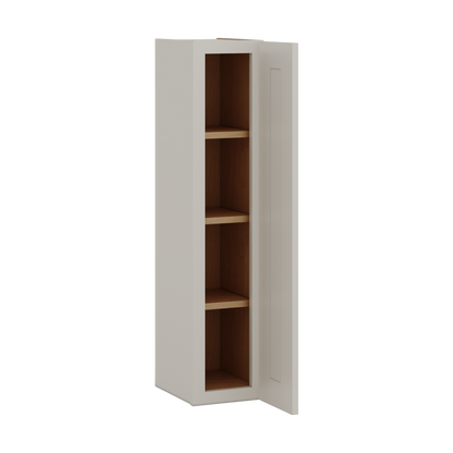 42" Tall Cinder Double Shaker Wall Cabinet - Single Door 9", 12", 15", 18", 21"