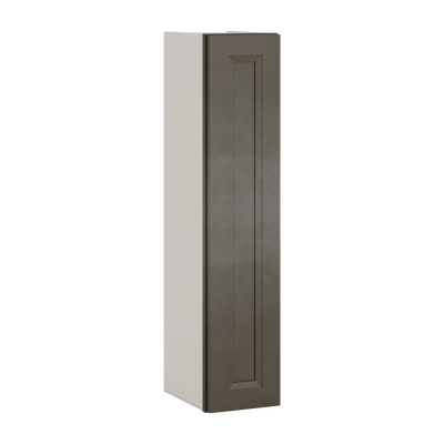 42" Tall Huntington Cinder Double Shaker Wall Cabinet - Single Door 9", 12", 15", 18", 21"