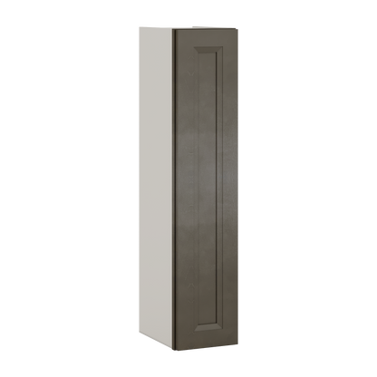 42" Tall Huntington Cinder Double Shaker Wall Cabinet - Single Door 9", 12", 15", 18", 21"