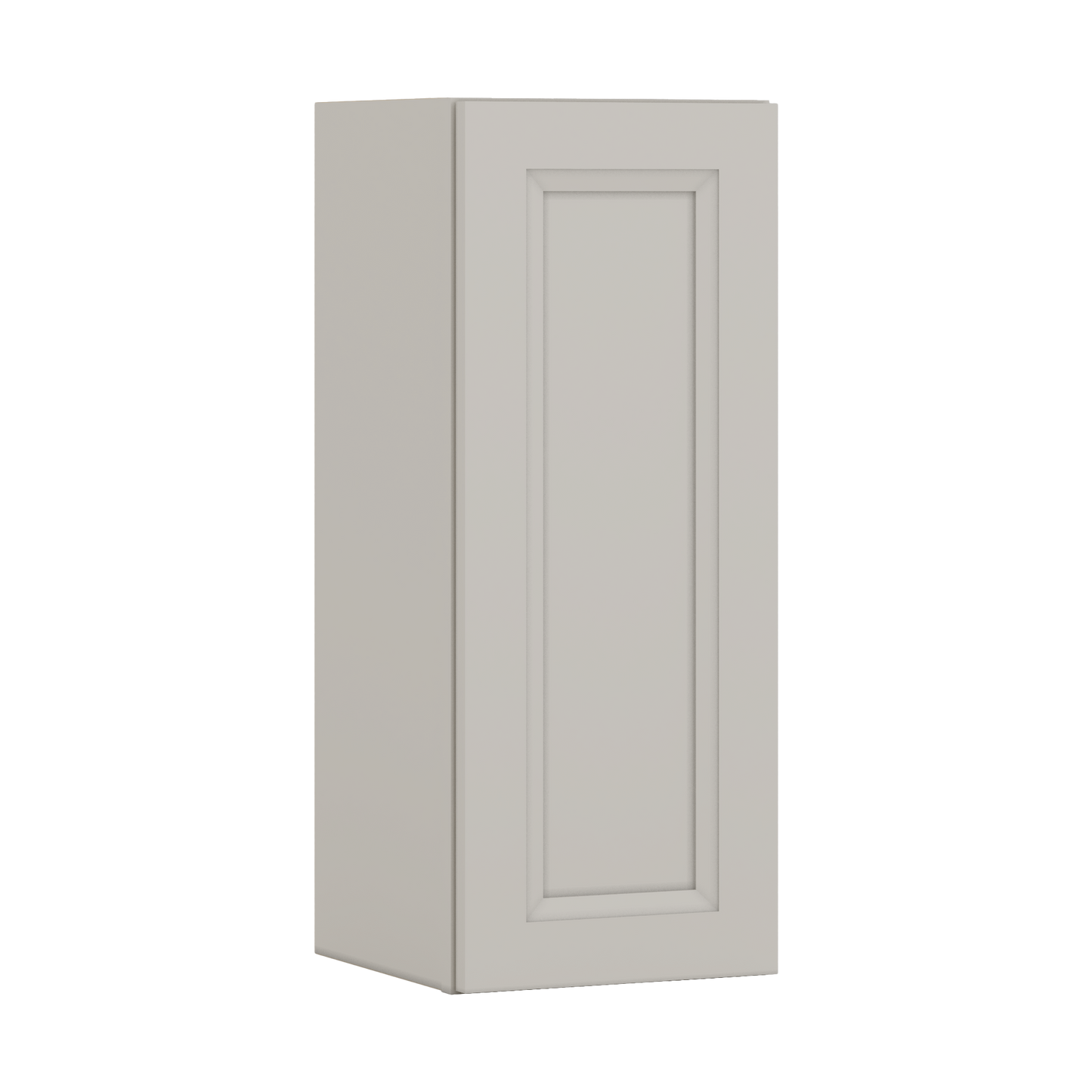 30" Tall 27LGDS Laguna Gray Double Shaker Wall Cabinet - Single Door 9", 12", 15", 18", 21" WIde
