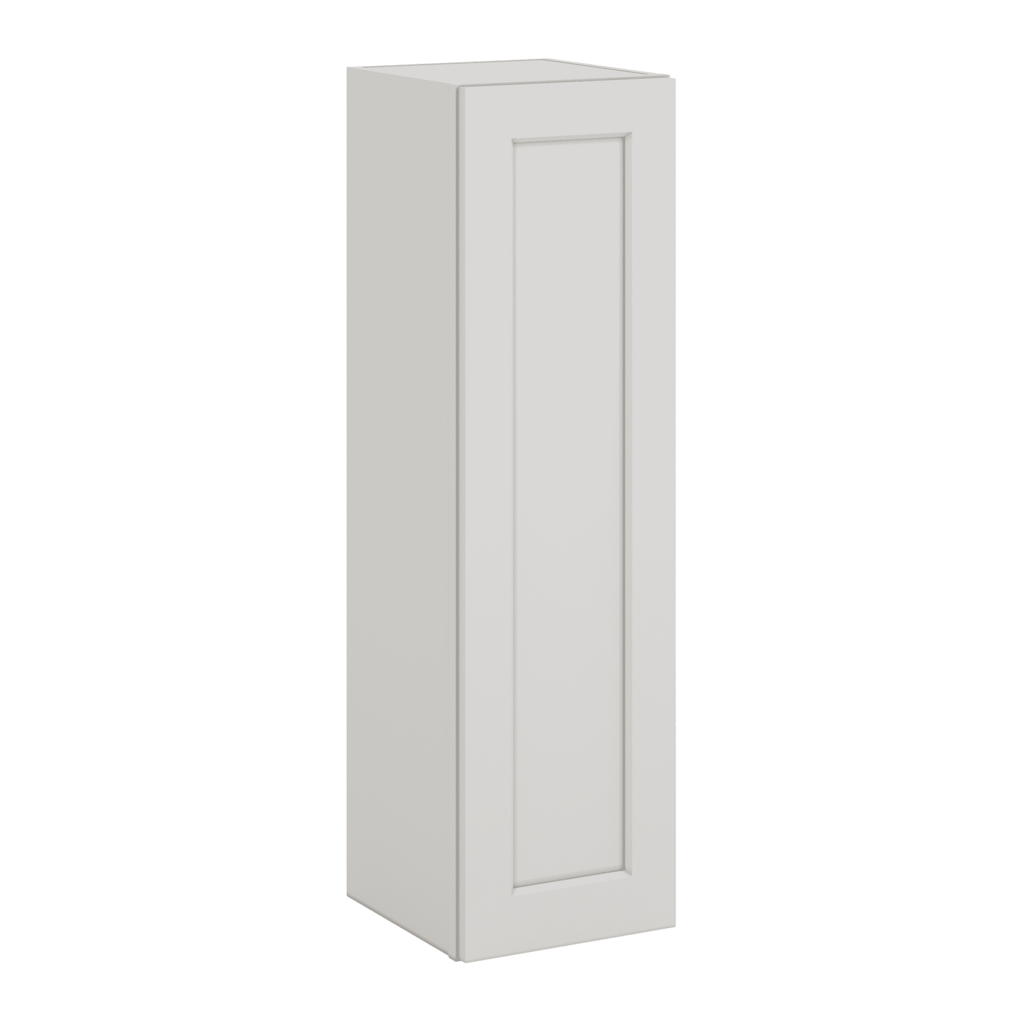40" Tall 2WS White Shaker 1-1/4" Overlay Wall Cabinet - Single Door 9", 12", 15", 18", 21"