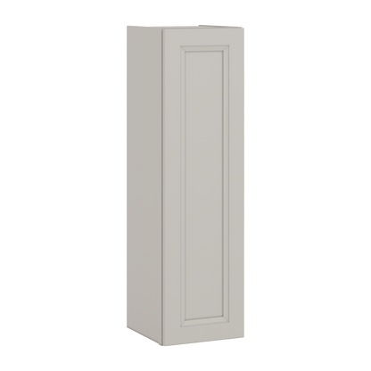 42" Tall Cinder Double Shaker Wall Cabinet - Single Door 9", 12", 15", 18", 21"