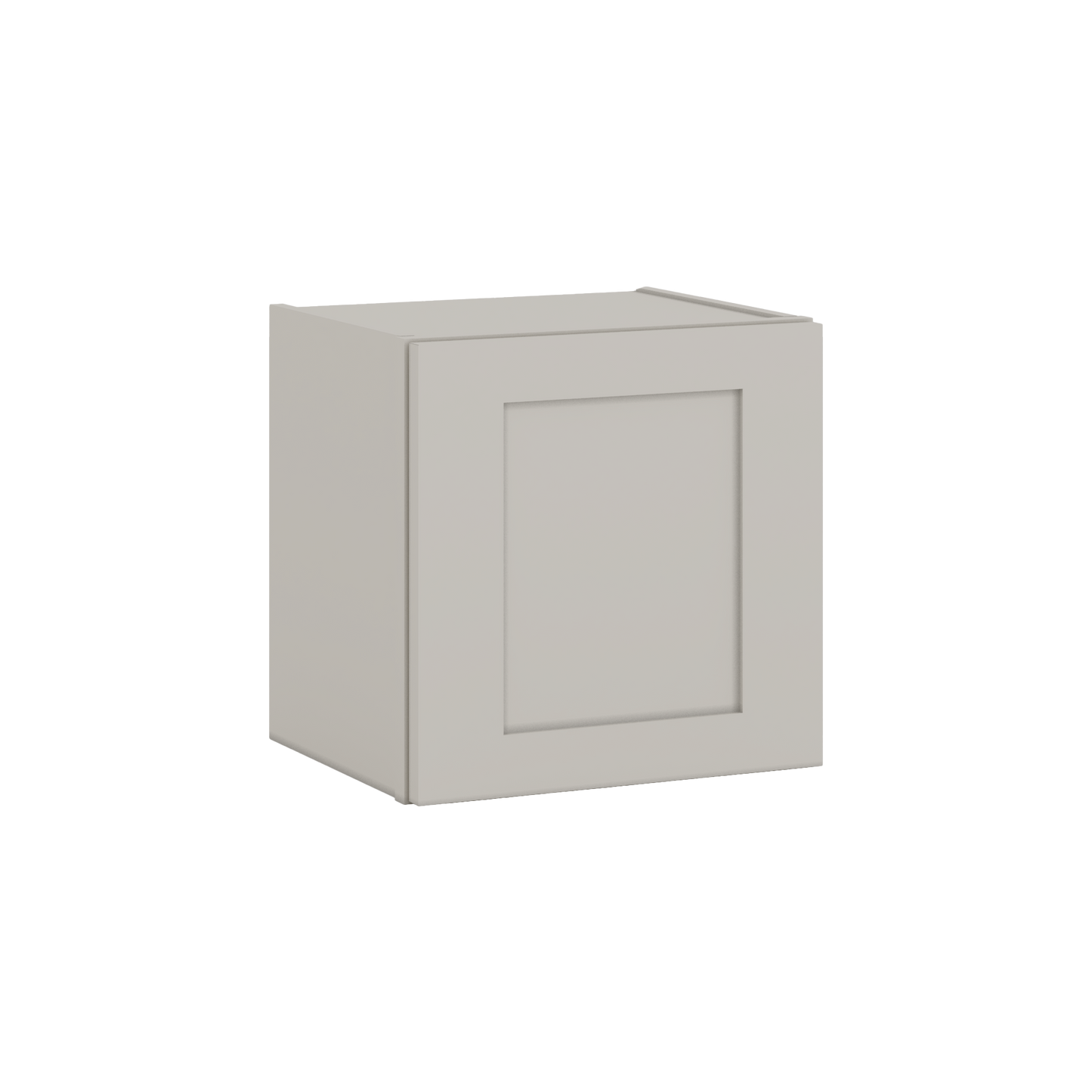 15" Tall 27LGDS Laguna Gray Double Shaker Stackable Wall Cabinet - Single Door 9", 12", 15", 18" & 21" Wide