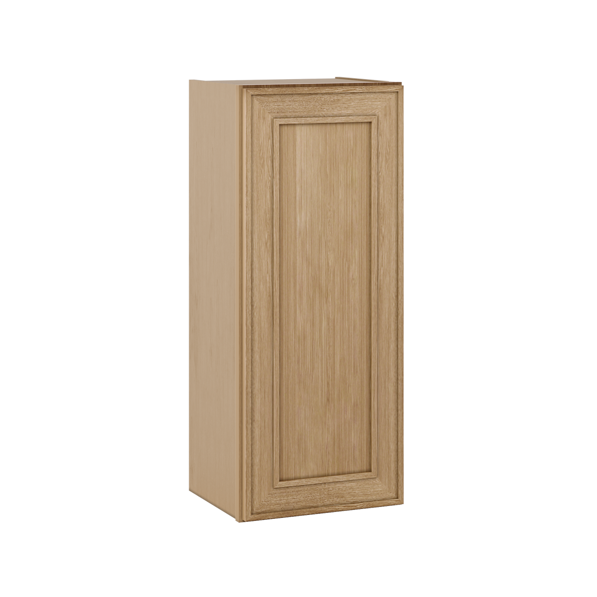 Natural oak elegant craftsman shaker single-door wall 9"–36" rta kitchen cabinet – view 6