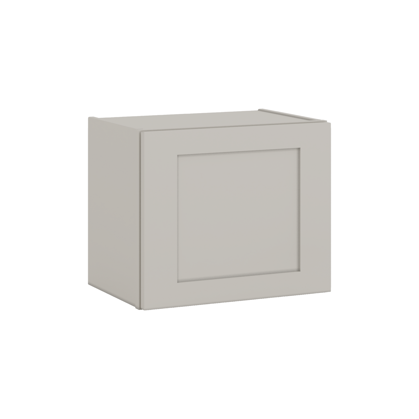 15" Tall 27LGDS Laguna Gray Double Shaker Stackable Wall Cabinet - Single Door 9", 12", 15", 18" & 21" Wide