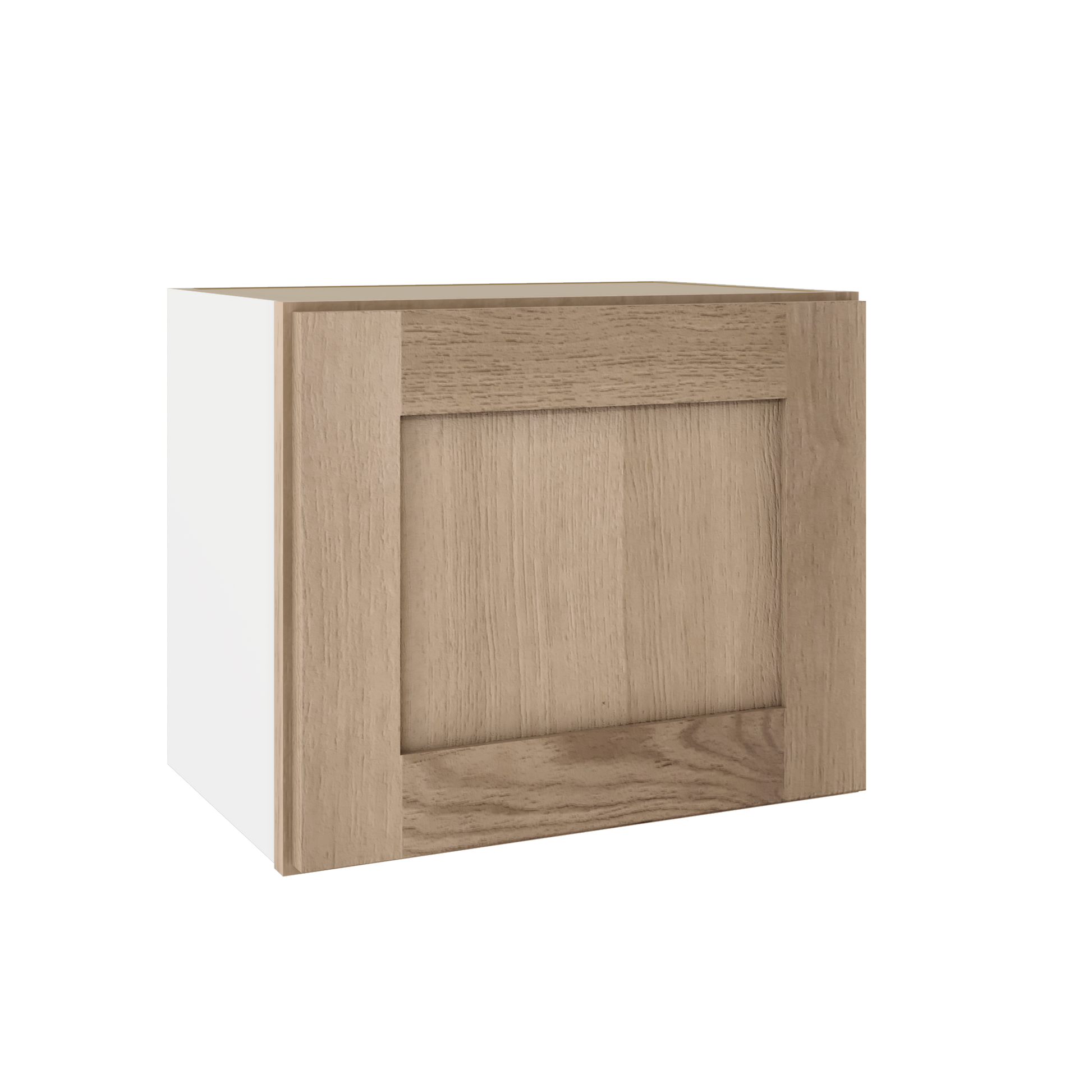 Natural white oak shaker stacker wall cabinet 12"–15" RTA kitchen cabinet – view 7