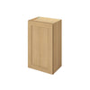 30" Tall Sandstone Birch Shaker 1-1/4" Overlay Wall Cabinet - Single Door 9", 12", 15", 18", 21" WIde