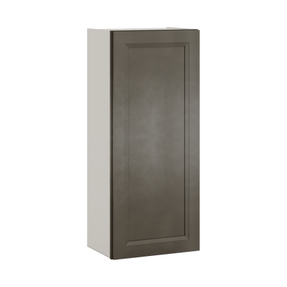 42" Tall Huntington Cinder Double Shaker Wall Cabinet - Single Door 9", 12", 15", 18", 21"