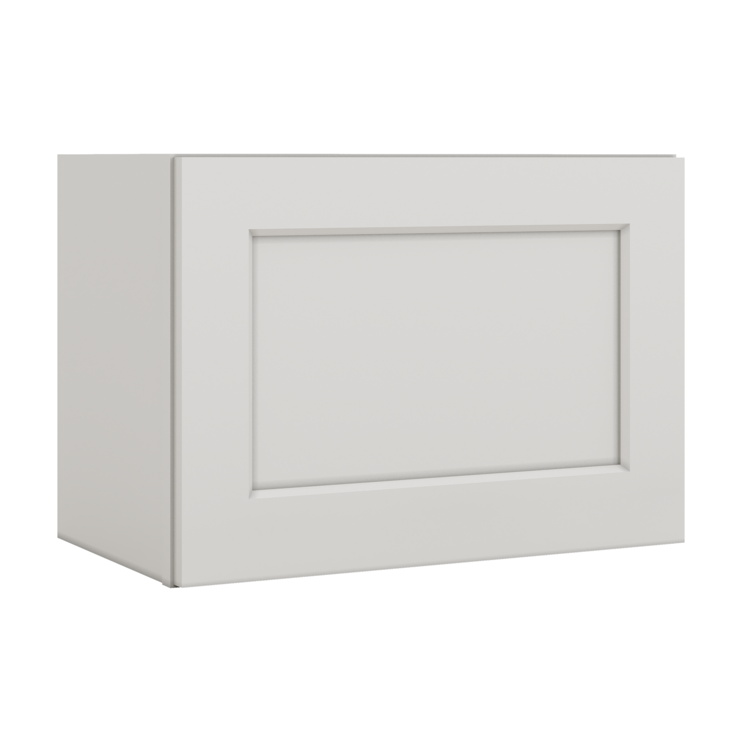 15" Tall 2WS White Shaker Stackable Wall Cabinet - Single Door 9", 12", 15", 18" & 21" Wide
