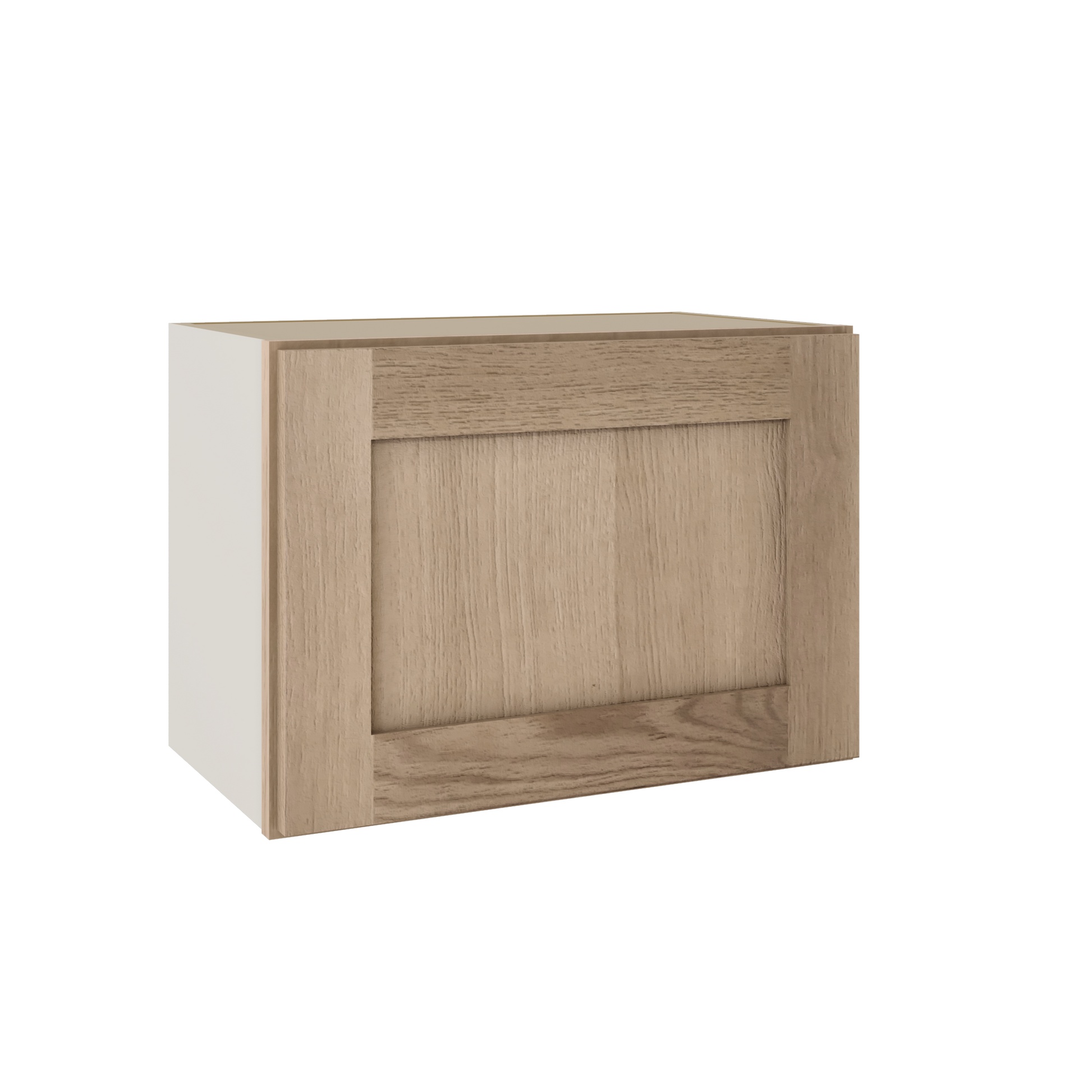 Natural white oak shaker stacker wall cabinet 12"–15" RTA kitchen cabinet – view 9