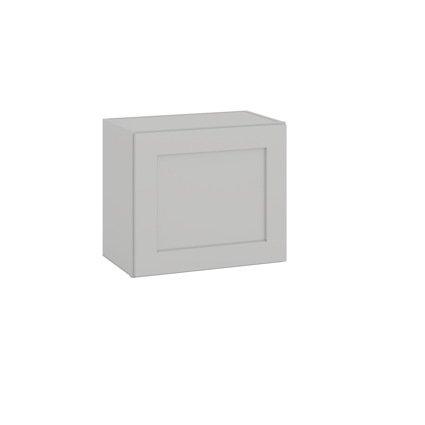 18" Tall | 21" Width | Wall Cabinet with Single Doors | RTA Unassembled | Premium White Full Overlay