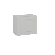 18" Tall | 21" Width | Wall Cabinet with Single Doors | RTA Unassembled | Premium White Full Overlay