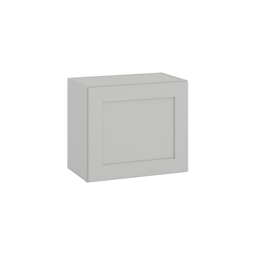 18" Tall | 21" Width | Wall Cabinet with Single Doors | RTA Unassembled | Premium White Full Overlay