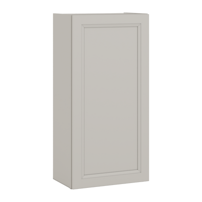 42" Tall Cinder Double Shaker Wall Cabinet - Single Door 9", 12", 15", 18", 21"