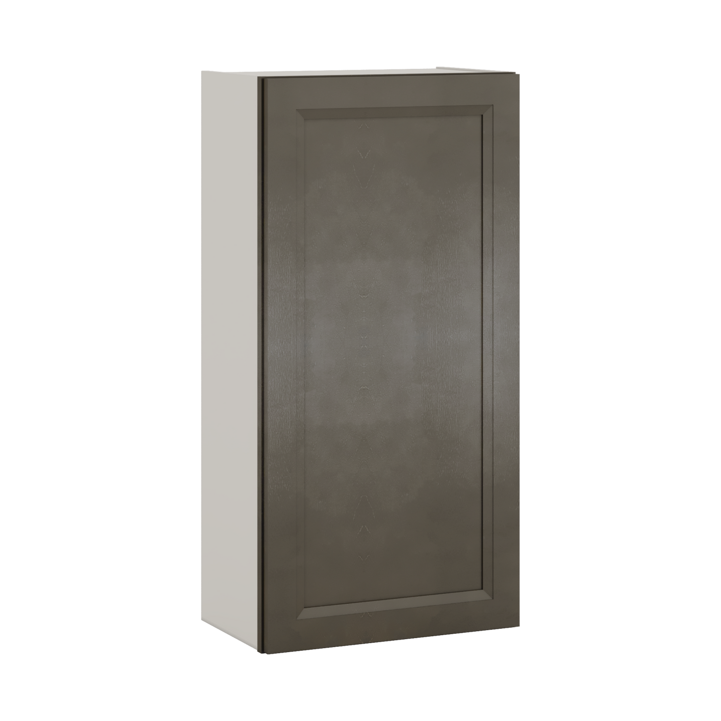 42" Tall Huntington Cinder Double Shaker Wall Cabinet - Single Door 9", 12", 15", 18", 21"