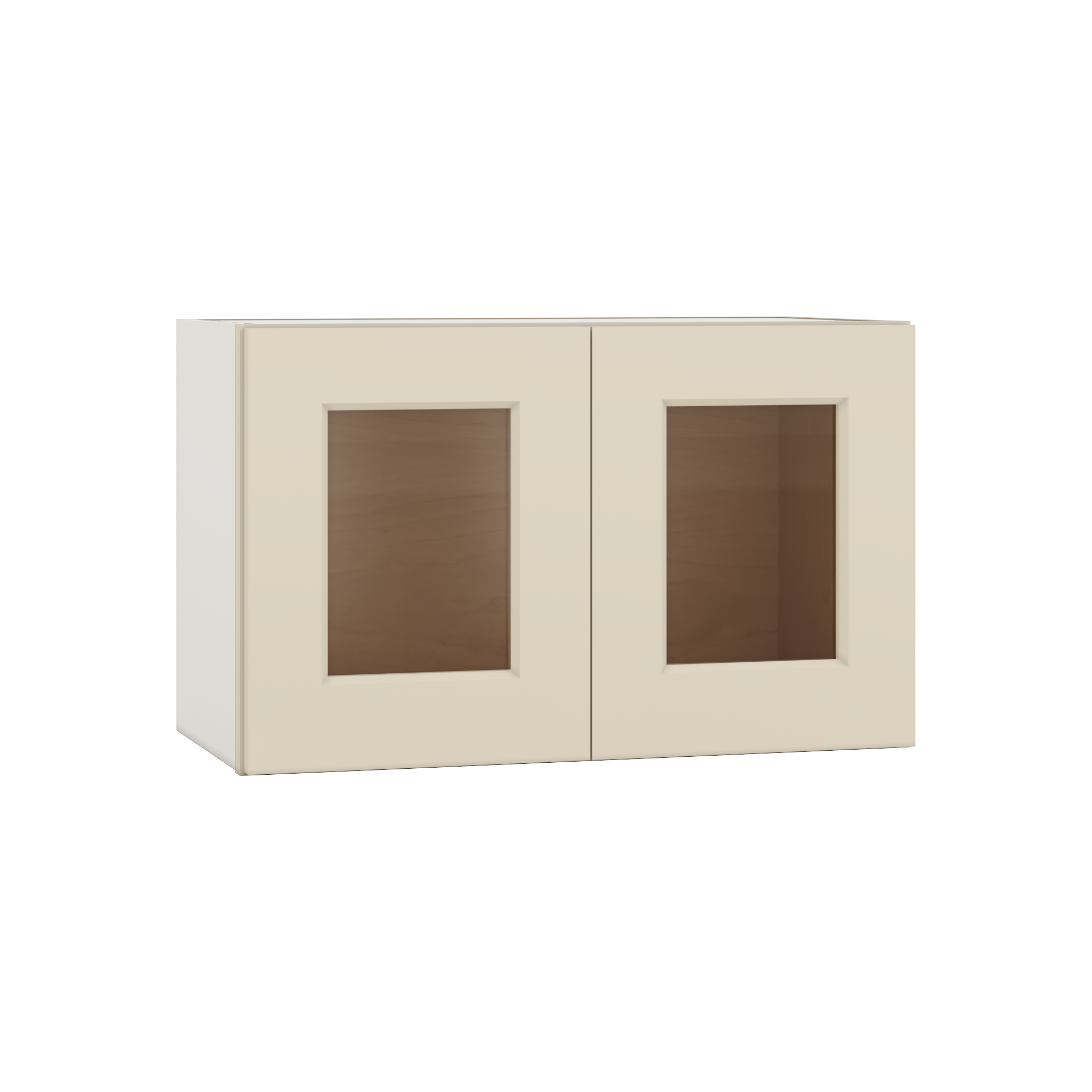 W2415MI Glass Ready Kitchen Cabinets Manhattan Cream