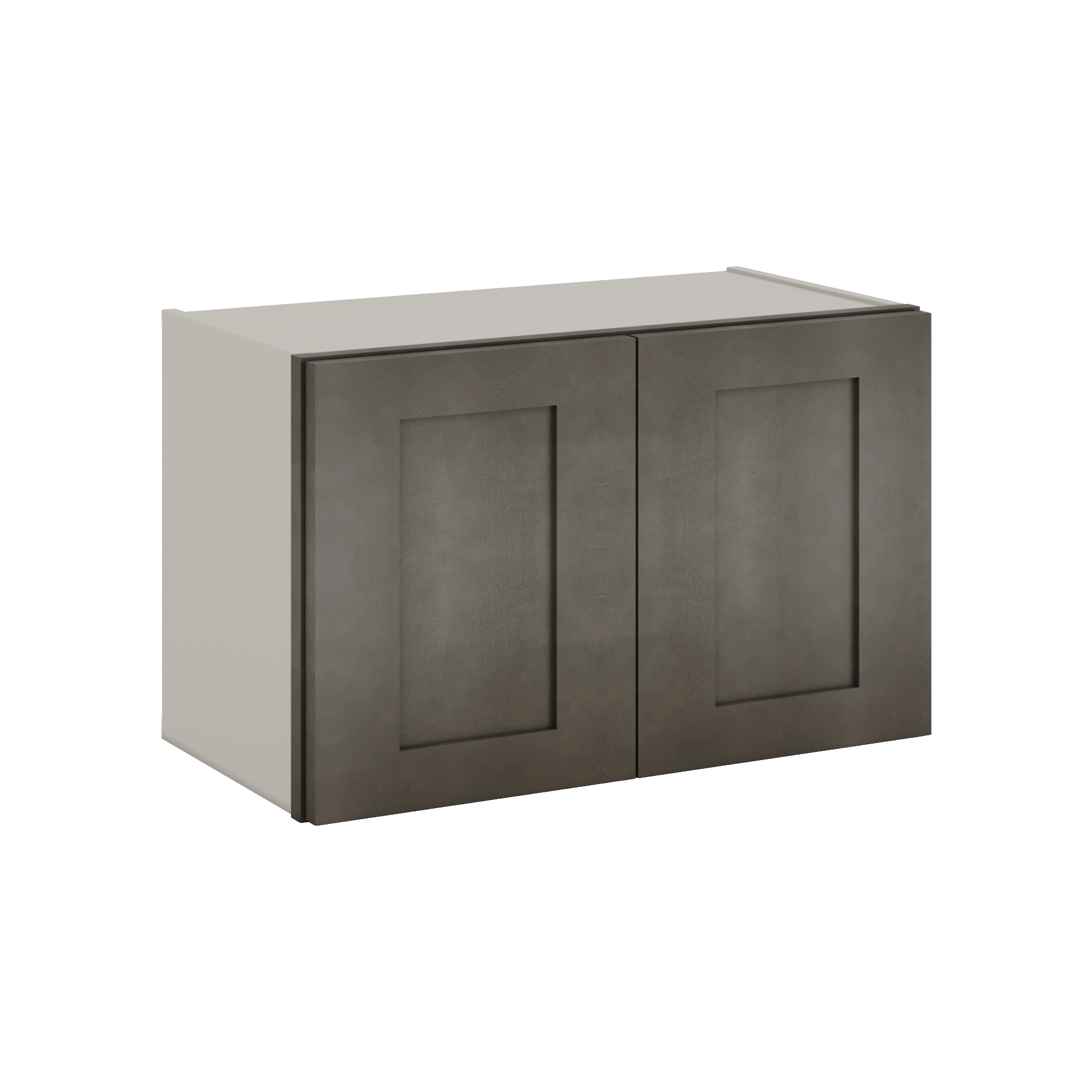 15" Tall Huntington Cinder Double Shaker Stackable Cabinet - Double Door 24", 27", 30", 33" & 36" Wide