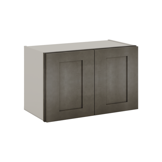 15" Tall Huntington Cinder Double Shaker Stackable Wall Cabinet - Single Door 9", 12", 15", 18" & 21" Wide