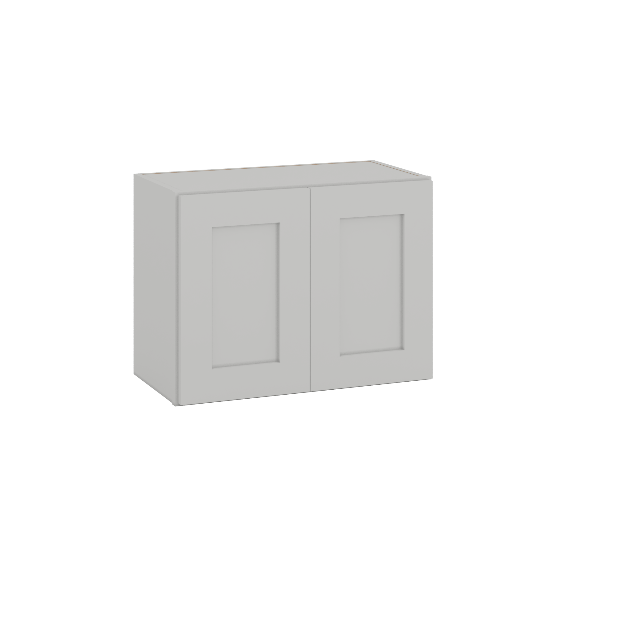 18" Tall | 24", 30", 33", 36", and 39" Width | Wall Cabinet with Double Doors | RTA Unassembled | Premium White Full Overlay