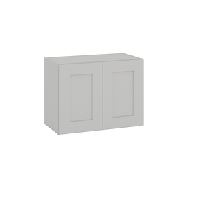 18" Tall | 24", 30", 33", 36", and 39" Width | Wall Cabinet with Double Doors | RTA Unassembled | Premium White Full Overlay