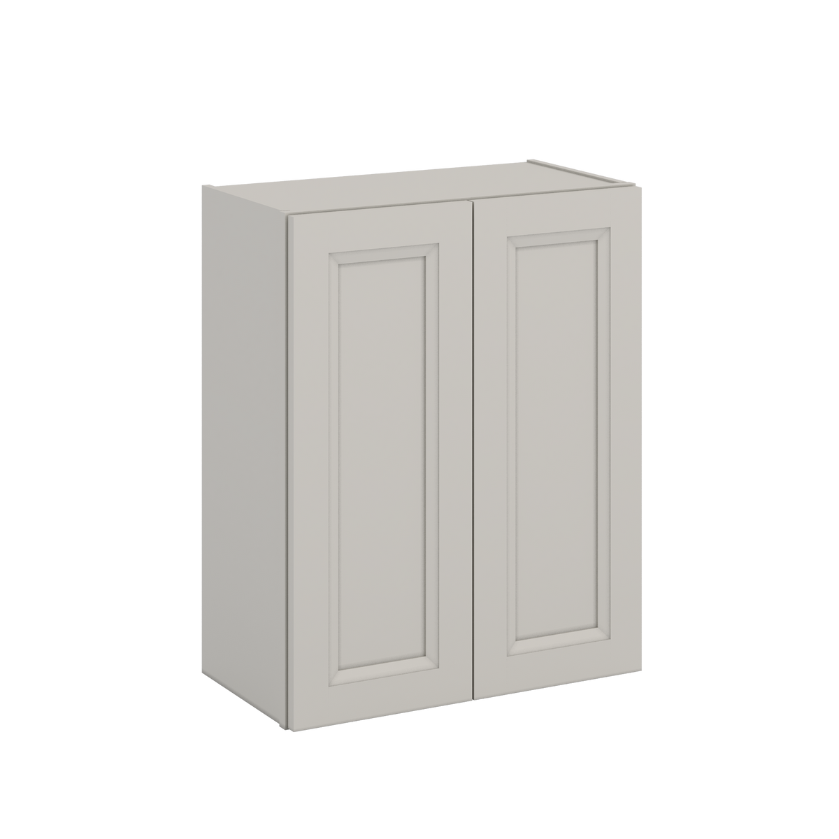 30" Tall 27LGDS Laguna Gray Double Shaker Wall Cabinet - Double Door 24", 27", 30", 33" & 36" Wide