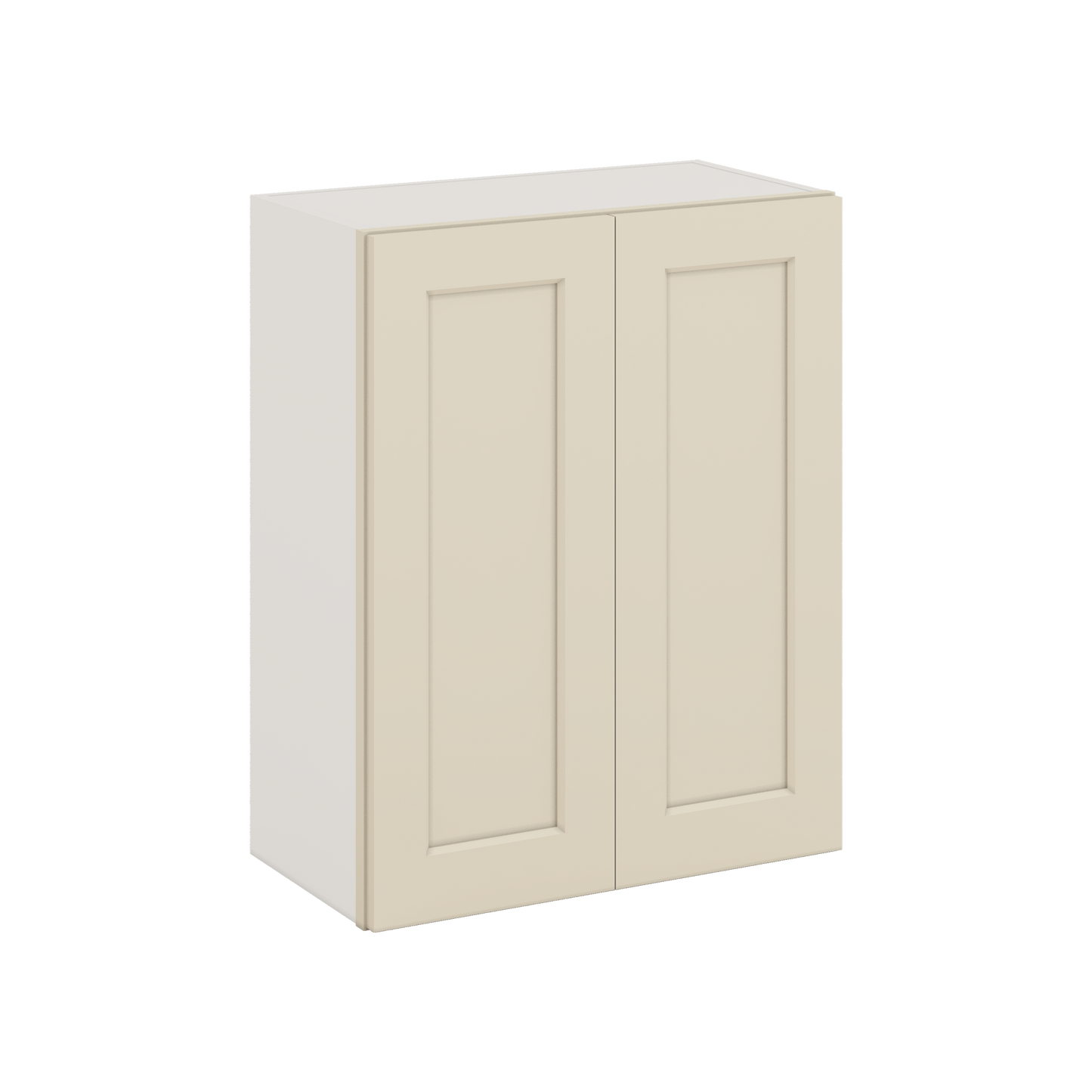 W2430 Manhattan Cream Overlay RTA Kitchen Cabinets