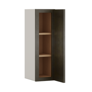30" Tall Huntington Cinder Double Shaker Wall Cabinet - Double Door 24", 27", 30", 33" & 36" Wide