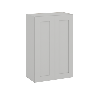 36" Tall | 24", 27", 30", 33", 36", 39", and 42" Widths | Wall Cabinet with Double Doors | RTA Unassembled | Premium White Full Overlay