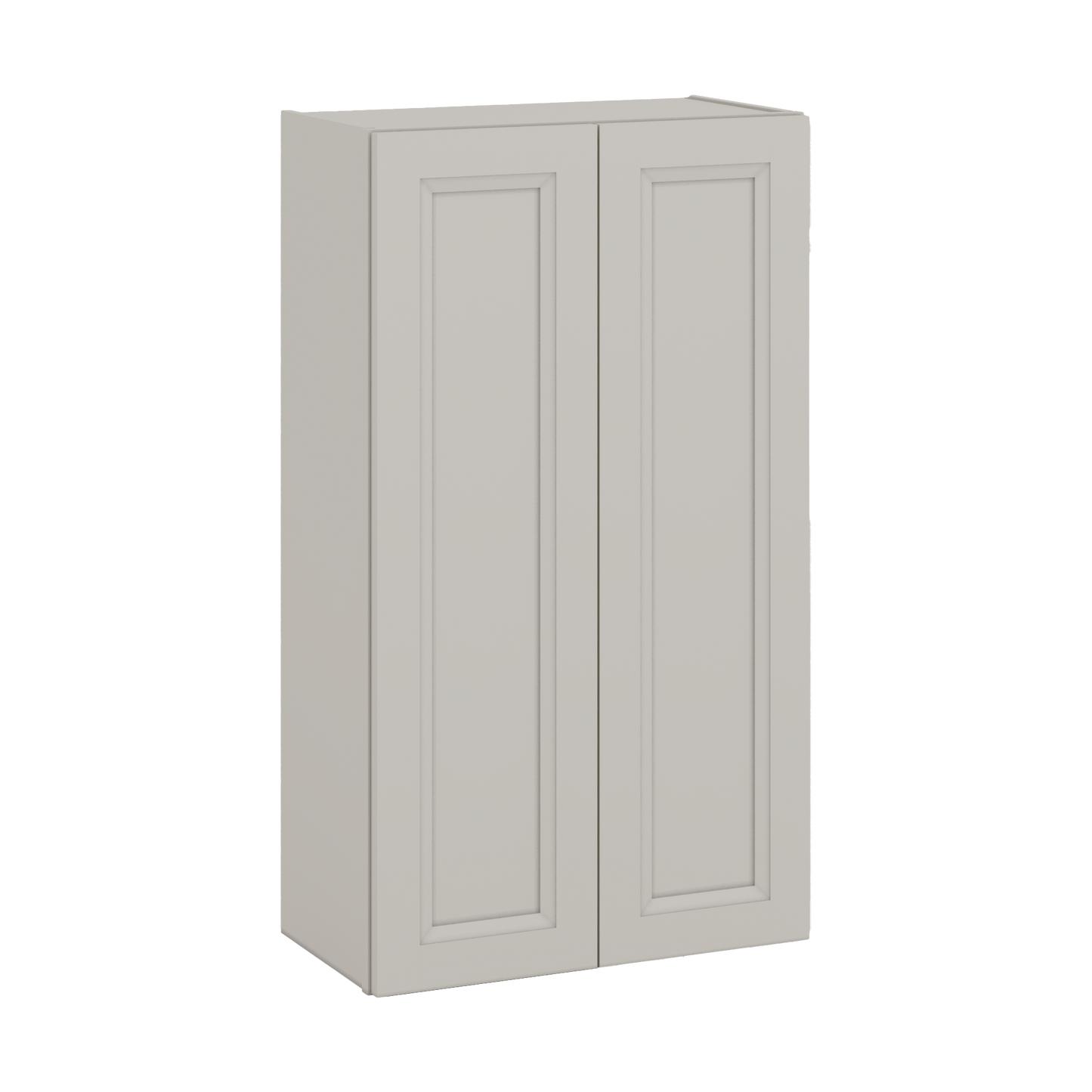 42" Tall Cinder Double Shaker Wall Cabinet - Double Door 24", 27", 30", 33", 36"