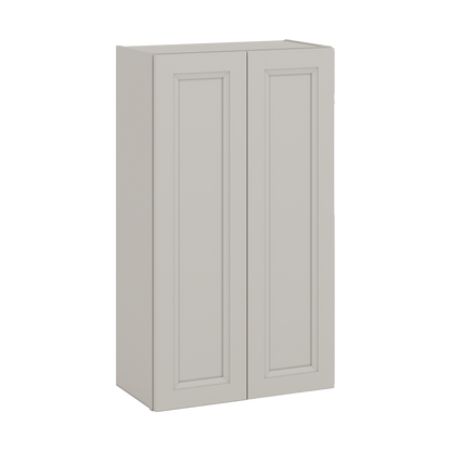 42" Tall Cinder Double Shaker Wall Cabinet - Double Door 24", 27", 30", 33", 36"
