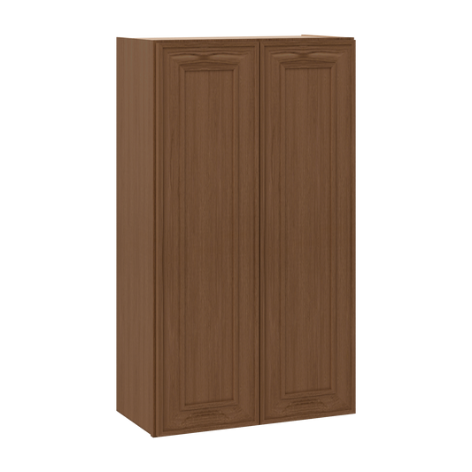 W2442 Elegant Mocha Craftsman Shaker Kitchen Cabinets
