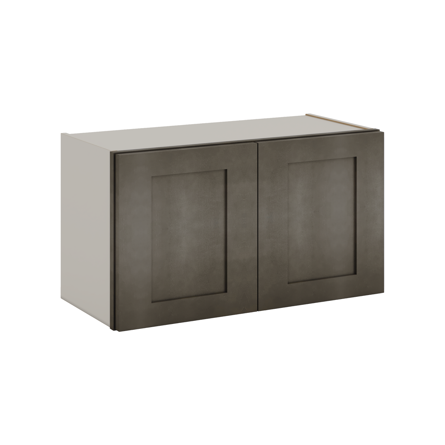 15" Tall Huntington Cinder Double Shaker Stackable Cabinet - Double Door 24", 27", 30", 33" & 36" Wide