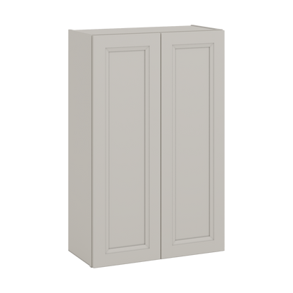 42" Tall Cinder Double Shaker Wall Cabinet - Double Door 24", 27", 30", 33", 36"