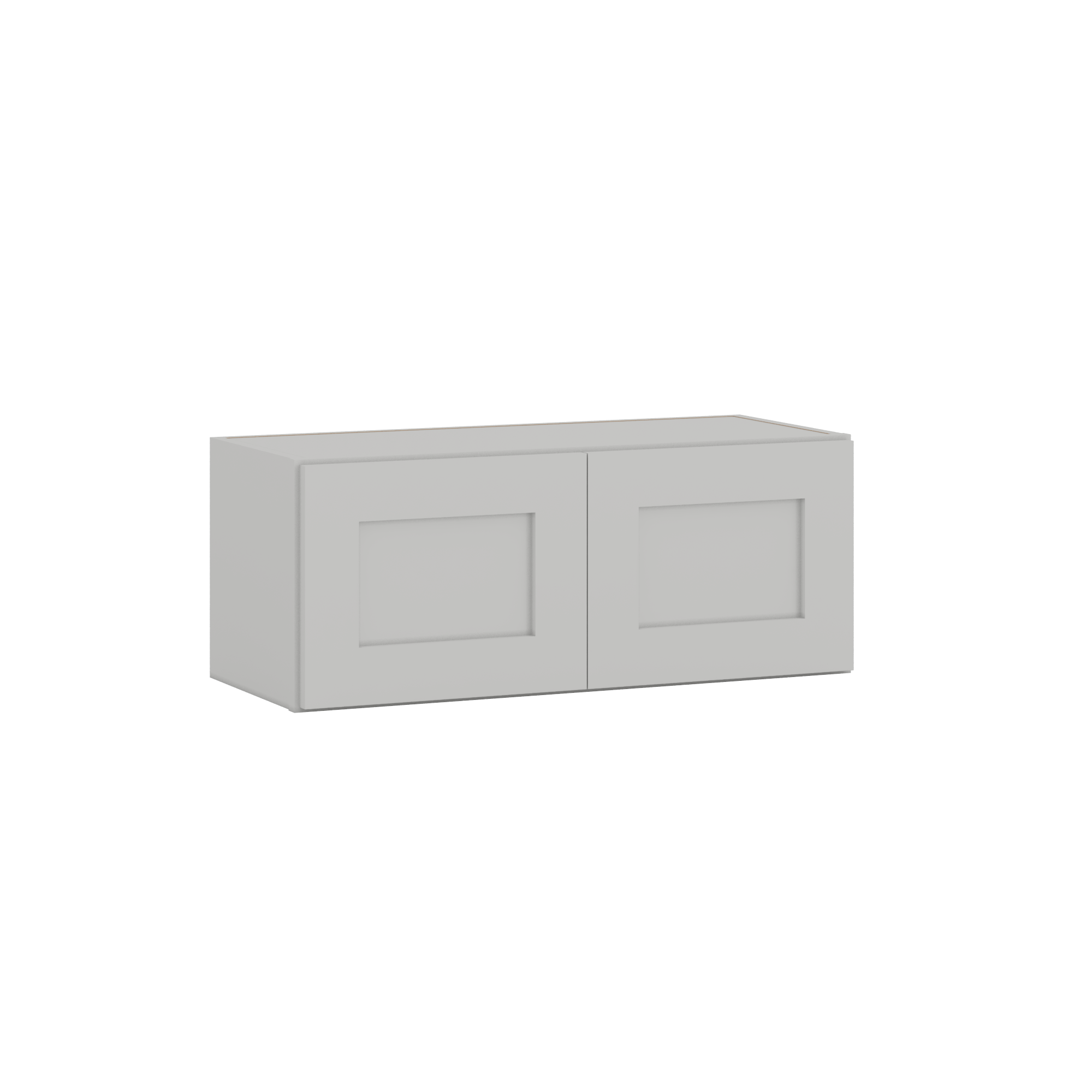 12" Tall | 30", 33", 36", and 39" Width | Wall Cabinet with Double Doors | RTA Unassembled | Premium White Full Overlay