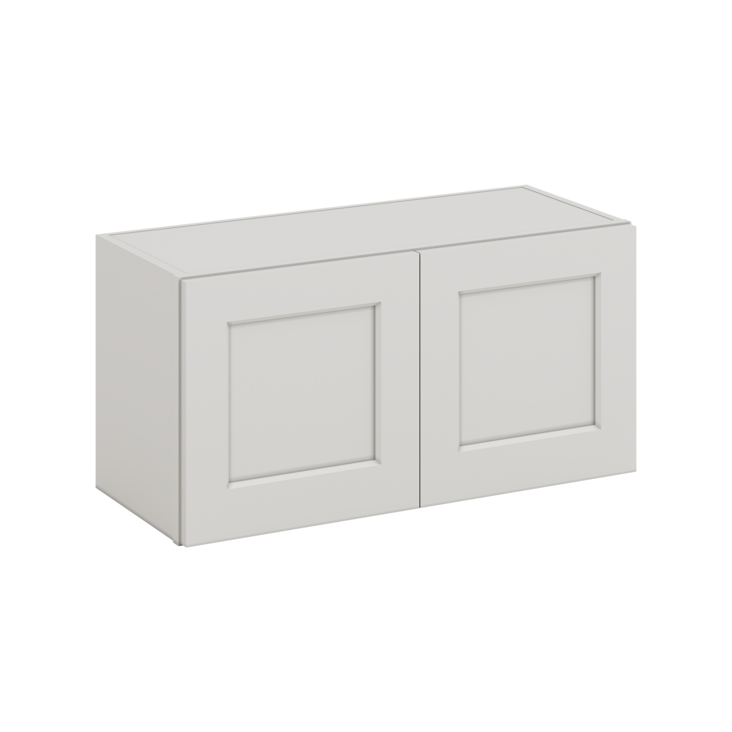 W3015 30 Inch Wide Bridge Ice White Shaker Cabinet