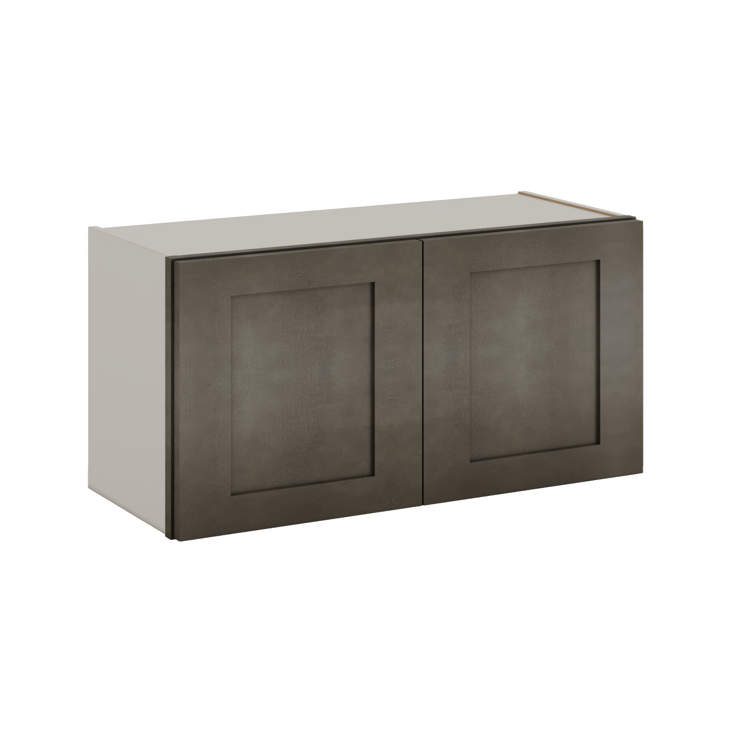 15" Tall Huntington Cinder Double Shaker Stackable Cabinet - Double Door 24", 27", 30", 33" & 36" Wide