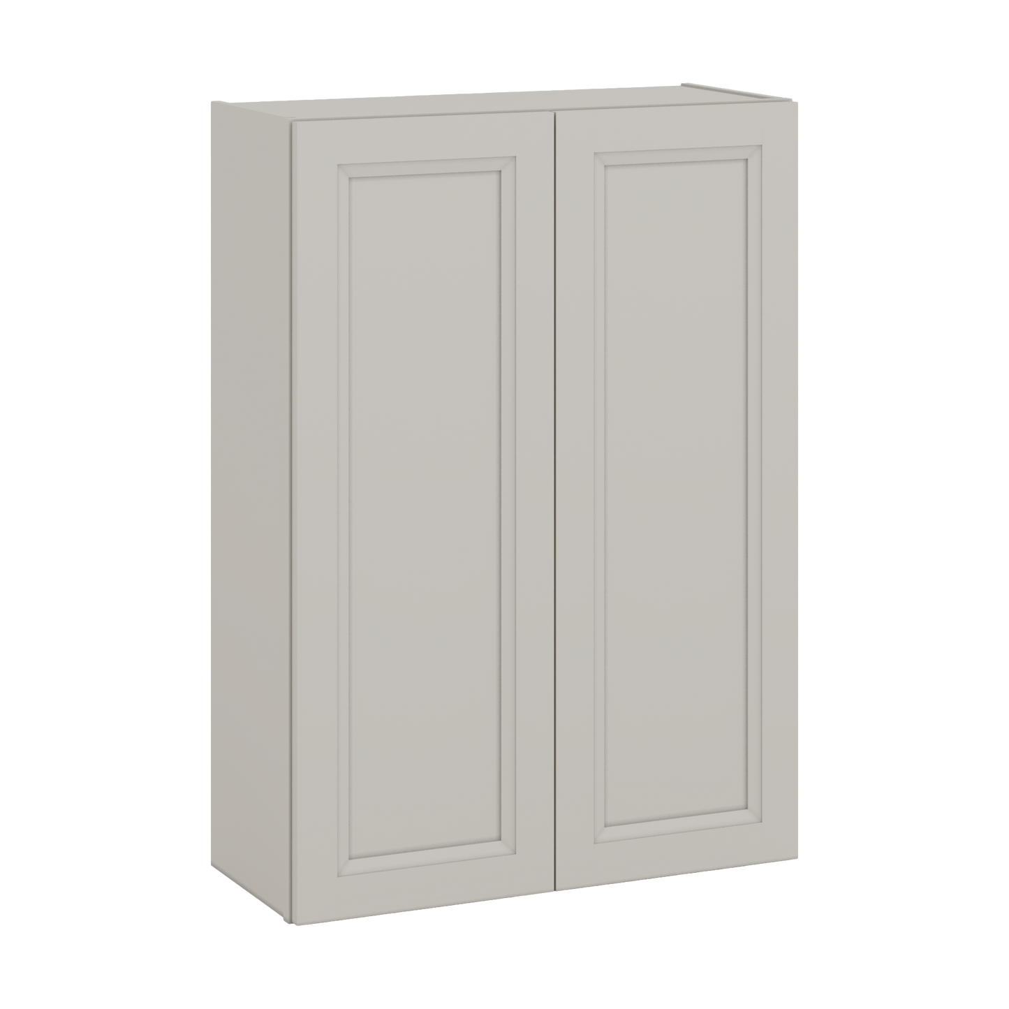 42" Tall Cinder Double Shaker Wall Cabinet - Double Door 24", 27", 30", 33", 36"