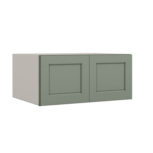 Sage Green Shaker 33 wide 24 deep 12 15 18 21 24